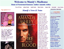 Tablet Screenshot of amandaashley.com